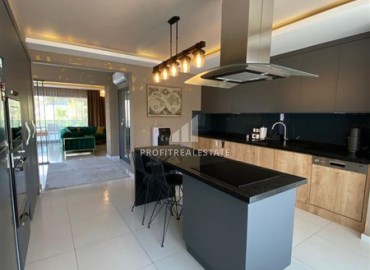 Элегантный видовой меблированный садовый дуплекс 3+1, 232м², в элитном комплексе Каргыджака, Алания ID-18263 фото-4