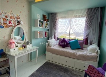 Элегантный видовой меблированный садовый дуплекс 3+1, 232м², в элитном комплексе Каргыджака, Алания ID-18263 фото-8