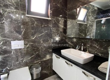 Элегантный видовой меблированный садовый дуплекс 3+1, 232м², в элитном комплексе Каргыджака, Алания ID-18263 фото-14