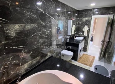 Элегантный видовой меблированный садовый дуплекс 3+1, 232м², в элитном комплексе Каргыджака, Алания ID-18263 фото-17