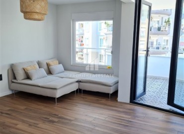 Четырехкомнатная меблированная квартира, 115м², в резиденции с бассейном в Джикджилли, Алания ID-18264 фото-2