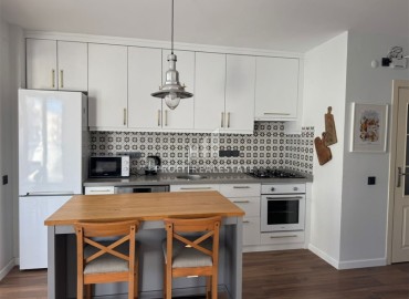 Четырехкомнатная меблированная квартира, 115м², в резиденции с бассейном в Джикджилли, Алания ID-18264 фото-4