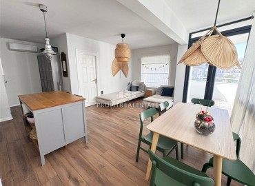 Четырехкомнатная меблированная квартира, 115м², в резиденции с бассейном в Джикджилли, Алания ID-18264 фото-8