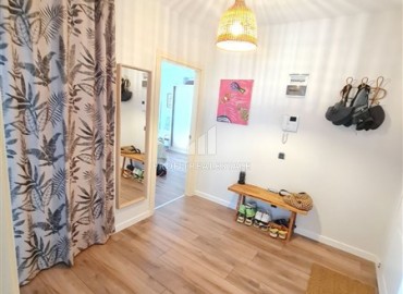 Четырехкомнатная меблированная квартира, 115м², в резиденции с бассейном в Джикджилли, Алания ID-18264 фото-11