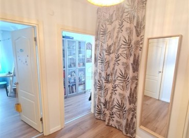 Четырехкомнатная меблированная квартира, 115м², в резиденции с бассейном в Джикджилли, Алания ID-18264 фото-12