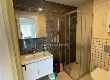 Частично меблированная квартира с двумя спальнями, 115м², в элитном комплексе в 900м от пляжа Инжекум в Авсалларе, Алания ID-18271 фото-14