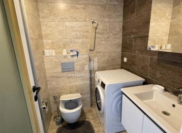 Частично меблированная квартира с двумя спальнями, 115м², в элитном комплексе в 900м от пляжа Инжекум в Авсалларе, Алания ID-18271 фото-17