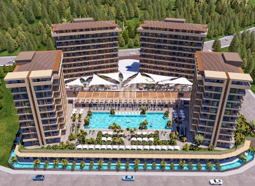 Новый инвестиционный проект резиденции премиум класса в районе Окурджаллар, 580м от моря ID-14889 фото-5