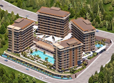 Новый инвестиционный проект резиденции премиум класса в районе Окурджаллар, 580м от моря ID-14889 фото-8