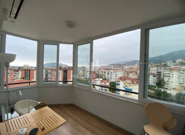 Меблированная квартира 1+1, 60м², с видом на Аланийскую крепость в уютном комплексе в Джикджилли, Алания ID-18275 фото-9