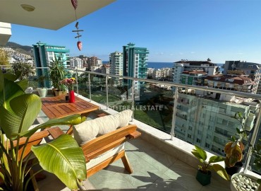 Видовой трехкомнатный пентхаус, 110м², в комплексе с хорошей инфраструктурой, недалеко от моря в Махмутларе, Алания ID-18276 фото-10