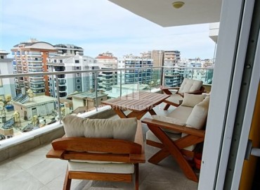 Видовой трехкомнатный пентхаус, 110м², в комплексе с хорошей инфраструктурой, недалеко от моря в Махмутларе, Алания ID-18276 фото-11