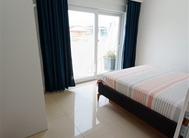 Видовой трехкомнатный пентхаус, 110м², в комплексе с хорошей инфраструктурой, недалеко от моря в Махмутларе, Алания ID-18276 фото-15