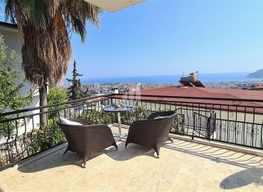 Меблированная вилла 3+1, 200м², с собственным бассейном и головокружительным видом в районе Алании Хасбахче под ВНЖ ID-18277 фото-6