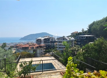 Меблированная вилла 3+1, 200м², с собственным бассейном и головокружительным видом в районе Алании Хасбахче под ВНЖ ID-18277 фото-7