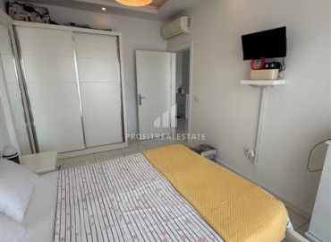 Меблированная двухкомнатная квартира, 55м², на высоком этаже в комфортабельной резиденции в Махмутларе, Алания ID-18280 фото-6