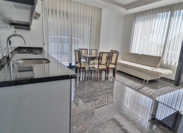 Комфортабельная квартира с одной спальней, 55м², в новом комплексе премиум класса в районе Оба, Алания ID-17444 фото-3