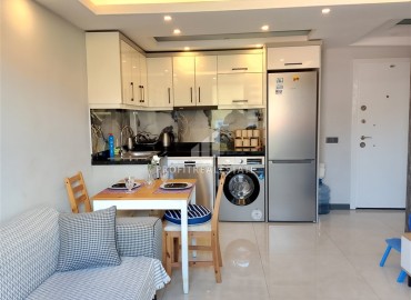 Уютная квартира с одной спальней, 55м², в новом комплексе в центре Алании, 250 метров до моря ID-17206 фото-2