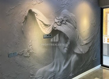 Уютная квартира с одной спальней, 55м², в новом комплексе в центре Алании, 250 метров до моря ID-17206 фото-15