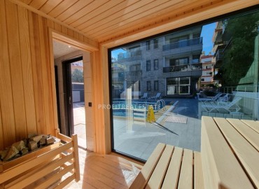 Уютная квартира с одной спальней, 55м², в новом комплексе в центре Алании, 250 метров до моря ID-17206 фото-16