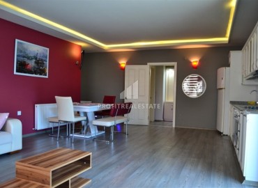 Трехкомнатная квартира, 110м², с хорошей мебелью т остекленными балконами в комплексе с бассейном в Джикджилли, Алания ID-18287 фото-4