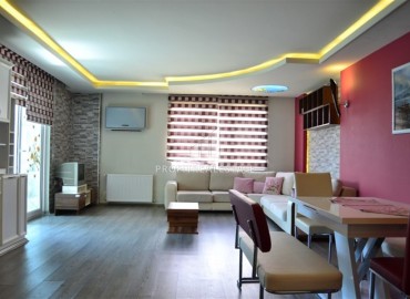 Трехкомнатная квартира, 110м², с хорошей мебелью т остекленными балконами в комплексе с бассейном в Джикджилли, Алания ID-18287 фото-5