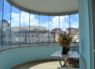 Трехкомнатная квартира, 110м², с хорошей мебелью т остекленными балконами в комплексе с бассейном в Джикджилли, Алания ID-18287 фото-9