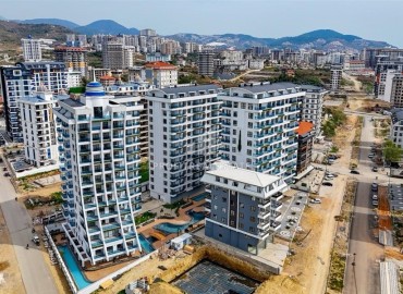 Элегантная квартира с одной спальней, 60м², в элитном комплексе 2024 года в районе Махмутлар, Алания ID-18290 фото-1