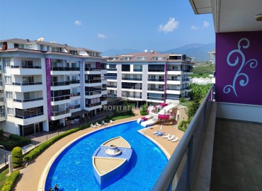 Четырехкомнатный пентхаус, 135м², в комплексе с отельной инфраструктурой в 150м от моря в районе Алании Кестель ID-18295 фото-12