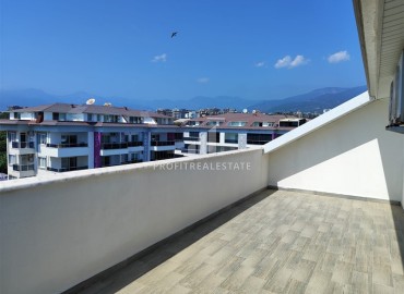 Четырехкомнатный пентхаус, 135м², в комплексе с отельной инфраструктурой в 150м от моря в районе Алании Кестель ID-18295 фото-20