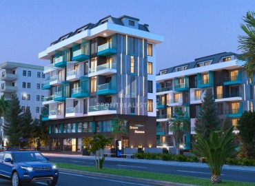 Квартира 1+1, 55м², с чистовой отделкой в новом проекте c инфраструктурой в центре Алании, у пляжа Клеопатры ID-18298 фото-13