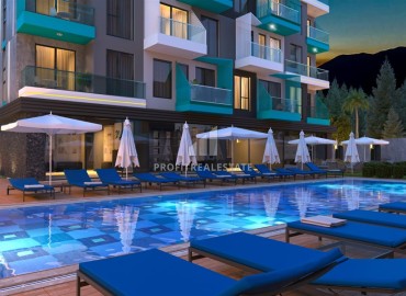 Квартира 1+1, 55м², с чистовой отделкой в новом проекте c инфраструктурой в центре Алании, у пляжа Клеопатры ID-18298 фото-14