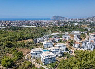 Меблированная трехкомнатная квартира, 85м², с видом на горы в уютной резиденции в Оба по выгодной цене ID-18301 фото-1