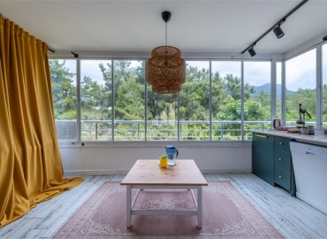 Меблированная трехкомнатная квартира, 85м², с видом на горы в уютной резиденции в Оба по выгодной цене ID-18301 фото-19