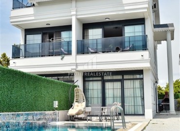 Новая меблированная вилла 3+1, 140м², с личным бассейном, в элитном районе Анталии – Белек, Кадрие ID-18302 фото-1