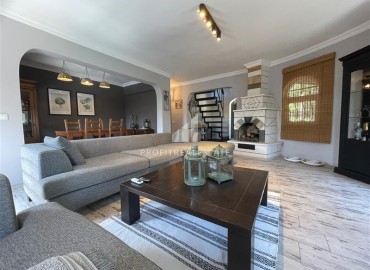 Частная вилла с тремя спальнями, 240м², в скандинавском стиле, с каминным залом и бассейном в Тюрклере, Алания, под гражданство ID-18308 фото-2