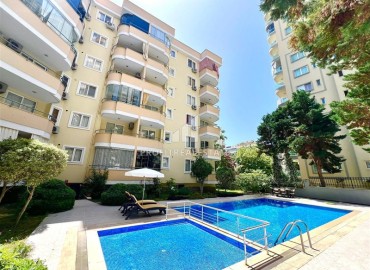 Меблированная двухкомнатная квартира, 80м² с удачной локацией в 500м от моря в Махмутларе, Алания ID-18309 фото-1