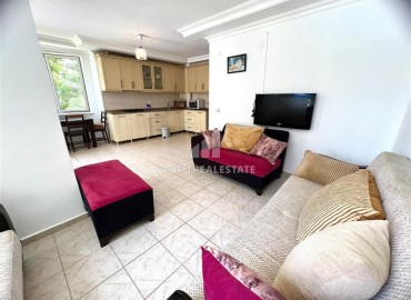 Меблированная двухкомнатная квартира, 80м² с удачной локацией в 500м от моря в Махмутларе, Алания ID-18309 фото-3