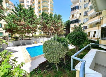 Меблированная двухкомнатная квартира, 80м² с удачной локацией в 500м от моря в Махмутларе, Алания ID-18309 фото-14