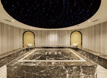 Фешенебельная двухкомнатная квартира, 55м², в новом элитном комплексе в районе Алании – Оба ID-18311 фото-17