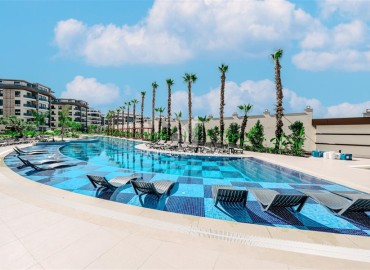 Апартаменты с одной спальней, 55м², в элитной новостройке у подножия гор в районе Алании – Оба ID-18314 фото-10