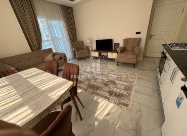 Меблированная двухкомнатная квартира, 65м², с остекленным балконом и видом на горы в в Махмутларе, Алания, 550м от моря ID-18315 фото-6