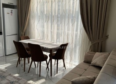 Меблированная двухкомнатная квартира, 65м², с остекленным балконом и видом на горы в в Махмутларе, Алания, 550м от моря ID-18315 фото-7