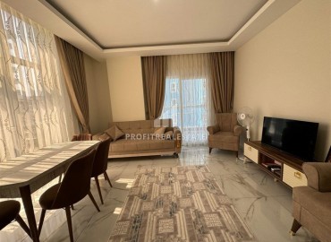 Меблированная двухкомнатная квартира, 65м², с остекленным балконом и видом на горы в в Махмутларе, Алания, 550м от моря ID-18315 фото-8