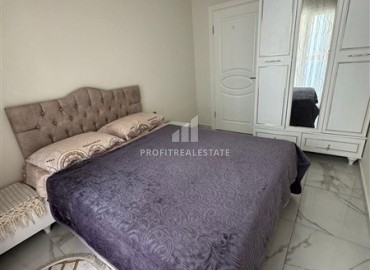 Меблированная двухкомнатная квартира, 65м², с остекленным балконом и видом на горы в в Махмутларе, Алания, 550м от моря ID-18315 фото-13