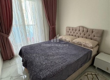 Меблированная двухкомнатная квартира, 65м², с остекленным балконом и видом на горы в в Махмутларе, Алания, 550м от моря ID-18315 фото-14