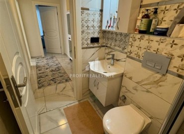 Меблированная двухкомнатная квартира, 65м², с остекленным балконом и видом на горы в в Махмутларе, Алания, 550м от моря ID-18315 фото-15