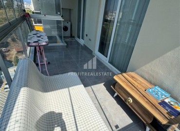 Меблированная двухкомнатная квартира, 65м², с остекленным балконом и видом на горы в в Махмутларе, Алания, 550м от моря ID-18315 фото-19