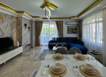 Двухкомнатная квартира, 75м², с дизайнерским и интерьером в доме городского типа в 600м от моря в центре Алании ID-18316 фото-5