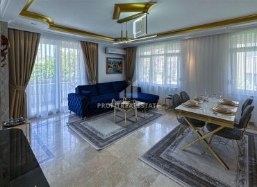 Двухкомнатная квартира, 75м², с дизайнерским и интерьером в доме городского типа в 600м от моря в центре Алании ID-18316 фото-9